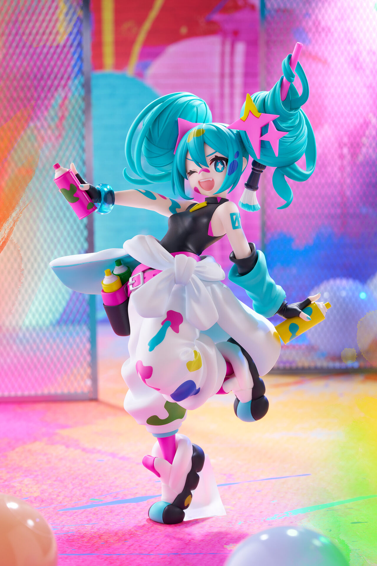 Piapro Characters - Hatsune Miku - Trio-Try-iT Figure - Paint Girl (FuRyu) photo 3