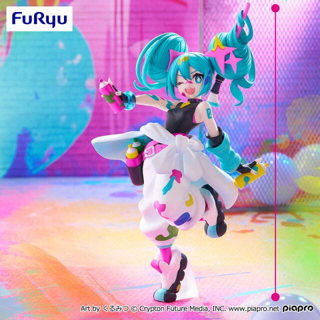 Piapro Characters - Hatsune Miku - Trio-Try-iT Figure - Paint Girl (FuRyu) photo 4