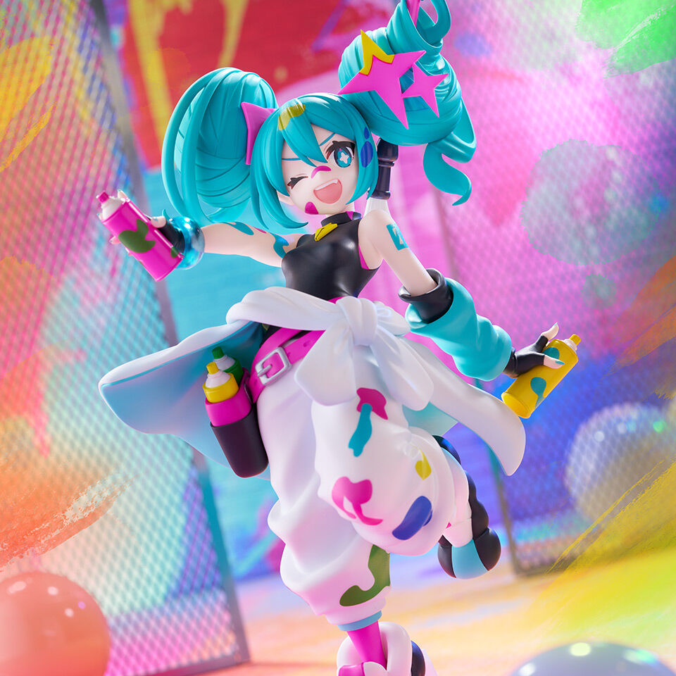 Piapro Characters - Hatsune Miku - Trio-Try-iT Figure - Paint Girl (FuRyu) photo 6
