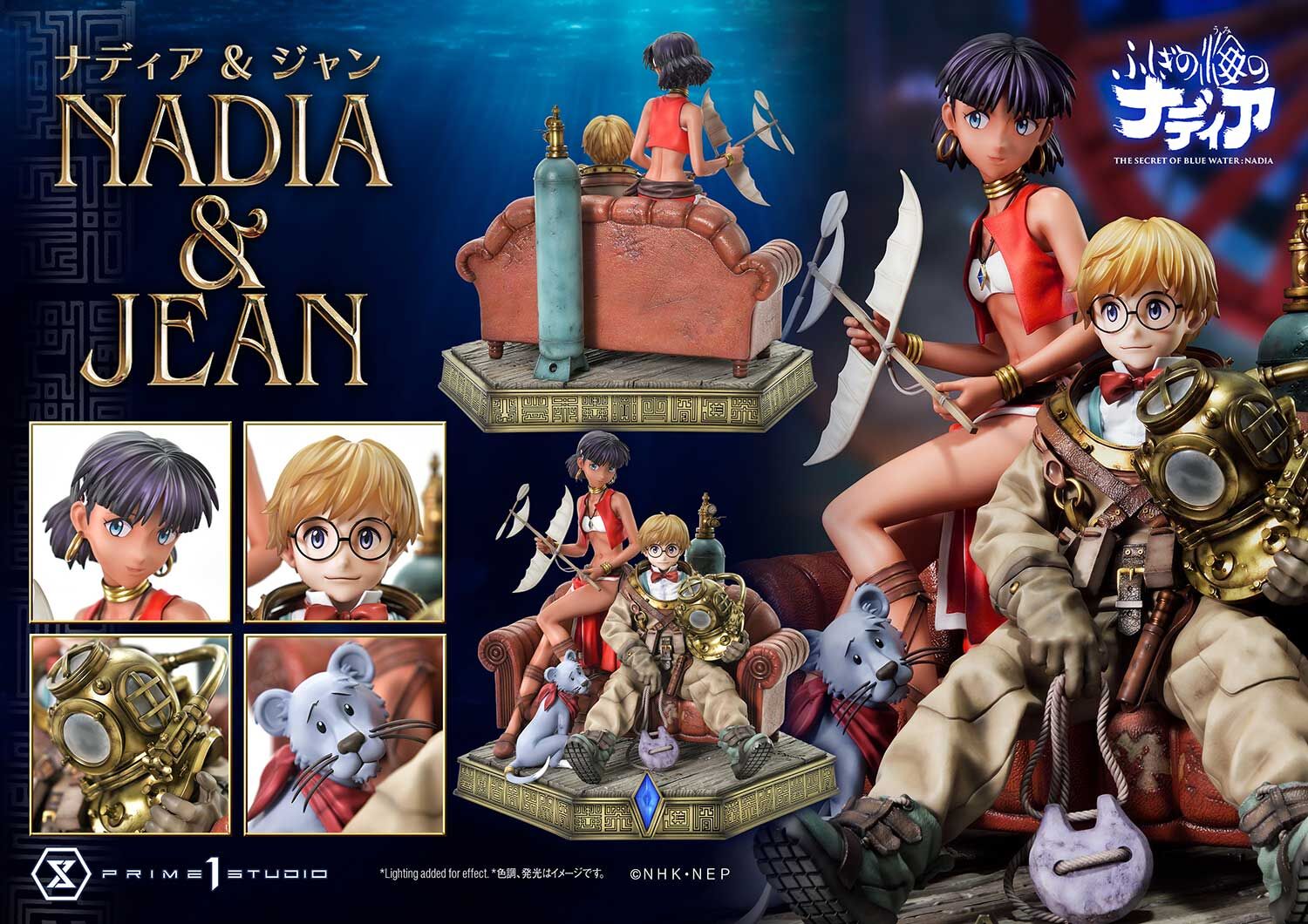 Fushigi no Umi no Nadia - Jean Roque Raltique - King - Nadia - Concept Masterline (CMSBW-01) - 1/6 (Prime 1 Studio) photo 49