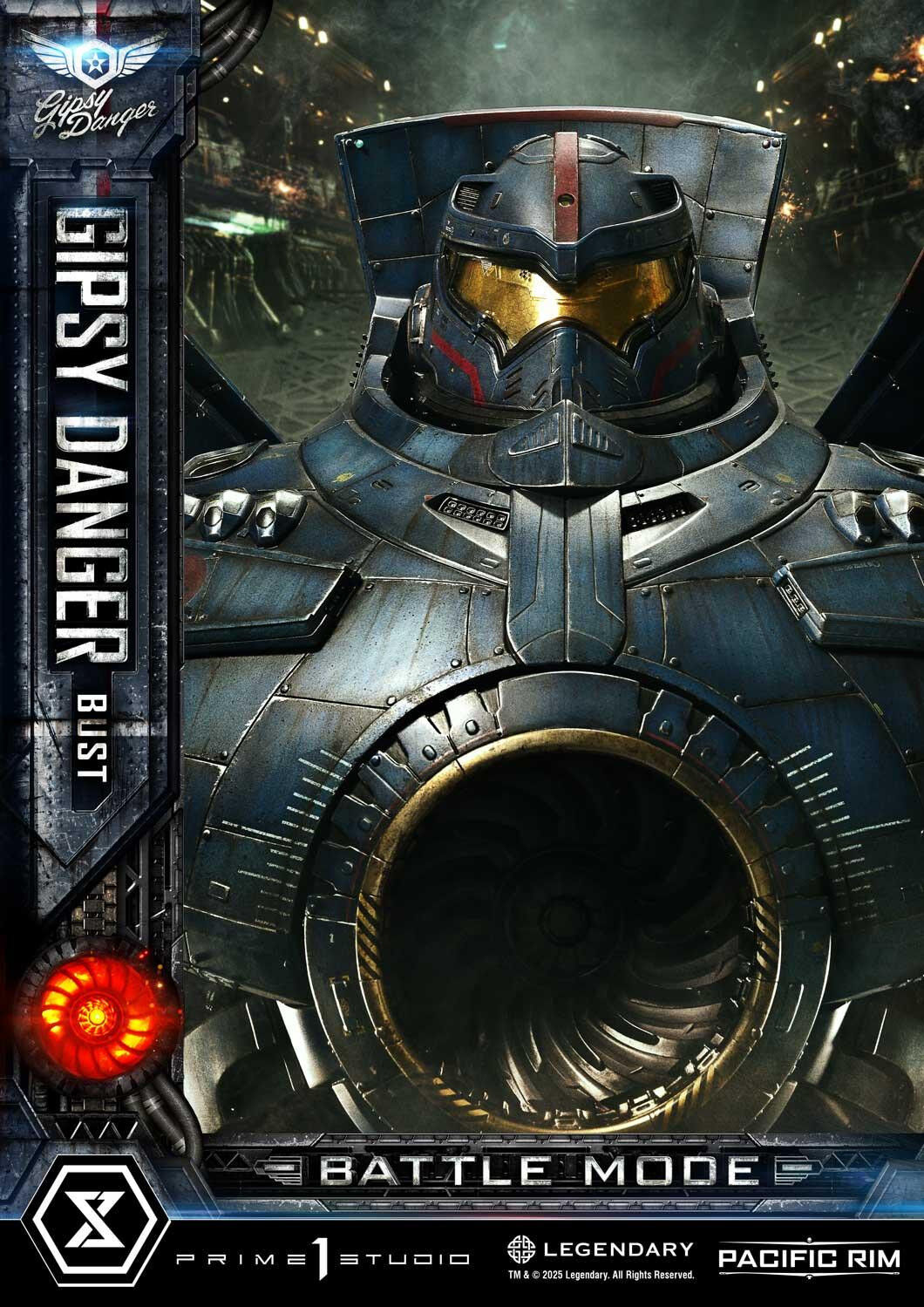 Pacific Rim - Gipsy Danger - Bust - Life-Size Bust  (LSPACRIM-02) - Battle Mode (Prime 1 Studio) photo 2