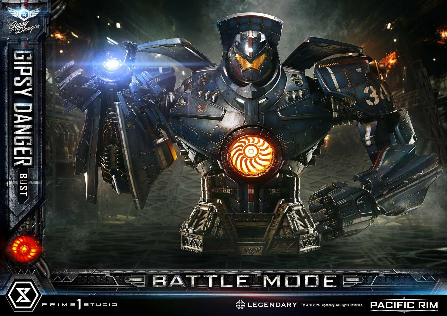 Pacific Rim - Gipsy Danger - Bust - Life-Size Bust  (LSPACRIM-02) - Battle Mode (Prime 1 Studio) photo 18
