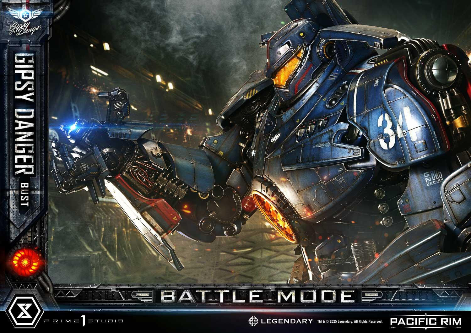 Pacific Rim - Gipsy Danger - Bust - Life-Size Bust  (LSPACRIM-02) - Battle Mode (Prime 1 Studio) photo 19