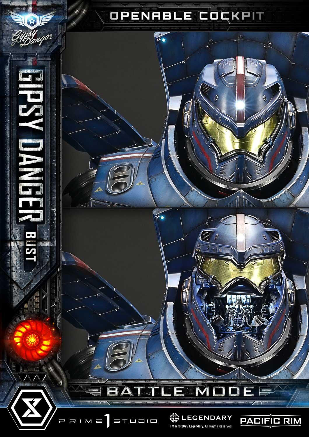 Pacific Rim - Gipsy Danger - Bust - Life-Size Bust  (LSPACRIM-02) - Battle Mode (Prime 1 Studio) photo 22