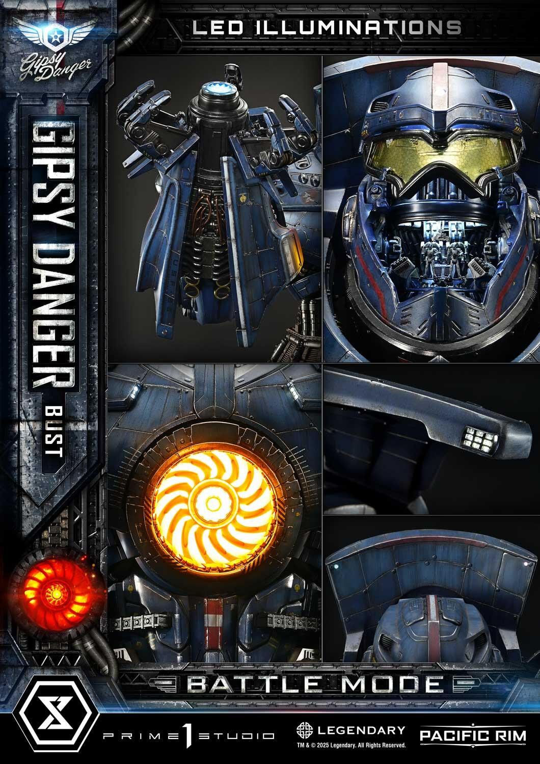 Pacific Rim - Gipsy Danger - Bust - Life-Size Bust  (LSPACRIM-02) - Battle Mode (Prime 1 Studio) photo 23