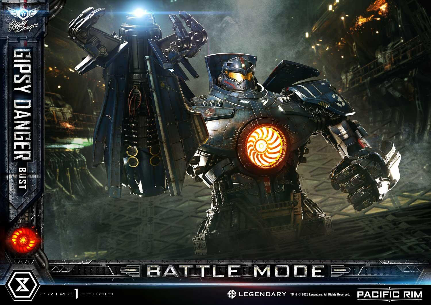 Pacific Rim - Gipsy Danger - Bust - Life-Size Bust  (LSPACRIM-02) - Battle Mode (Prime 1 Studio) photo 28