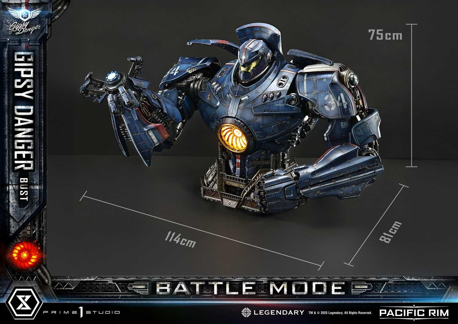 Pacific Rim - Gipsy Danger - Bust - Life-Size Bust  (LSPACRIM-02) - Battle Mode (Prime 1 Studio) photo 31