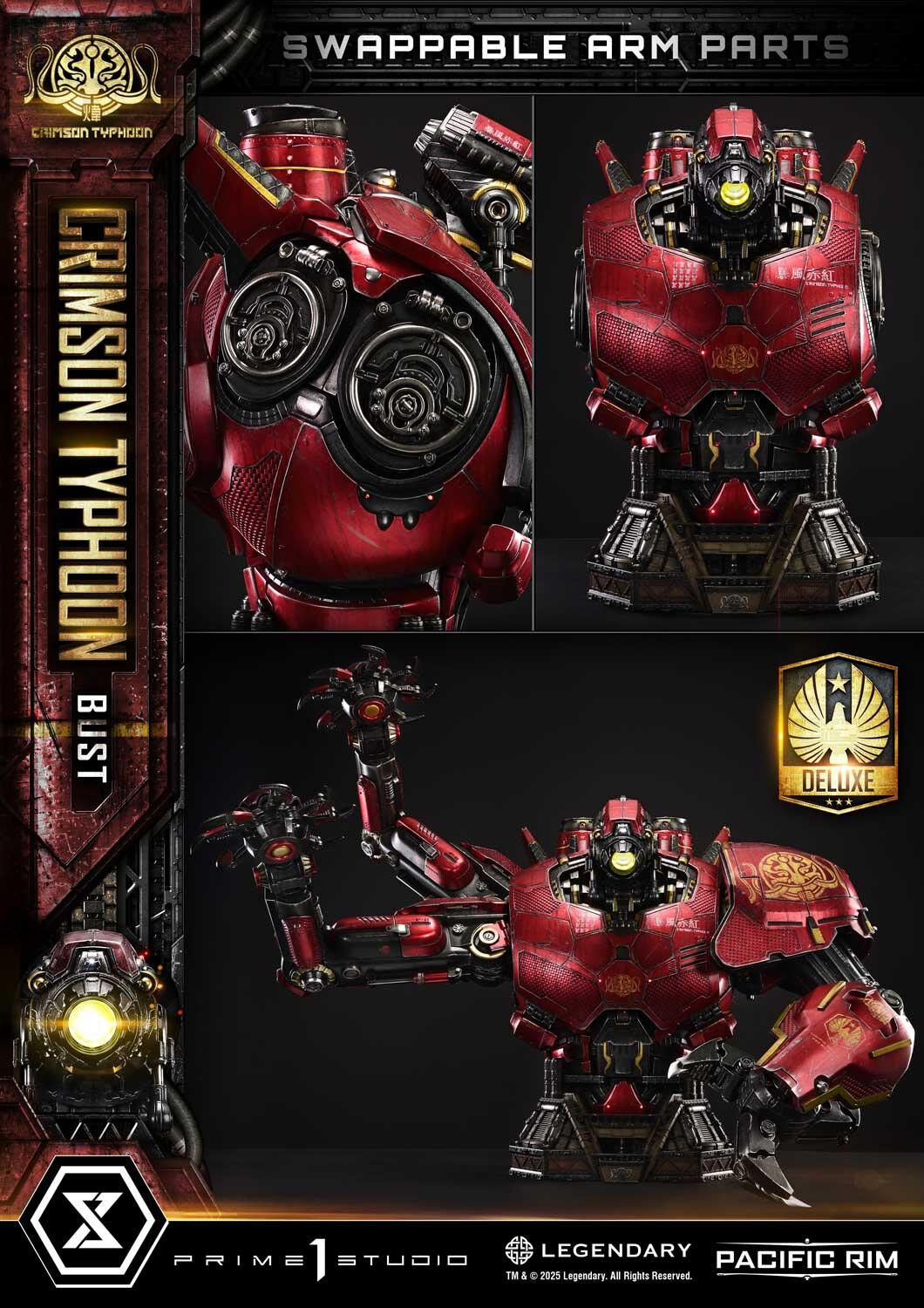 Pacific Rim - Crimson Typhoon - Bust - Life-Size Bust  (LSPACRIM-03DX) - DX Version (Prime 1 Studio) photo 20