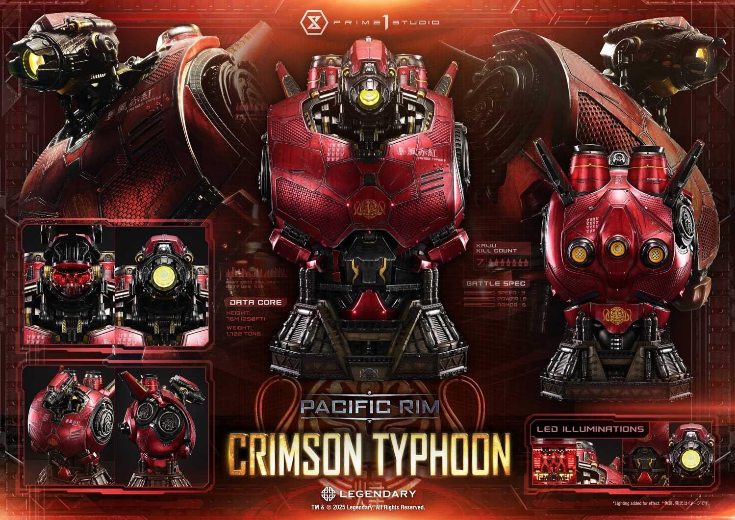 Pacific Rim - Crimson Typhoon - Bust - Life-Size Bust  (LSPACRIM-03DX) - DX Version (Prime 1 Studio) photo 34