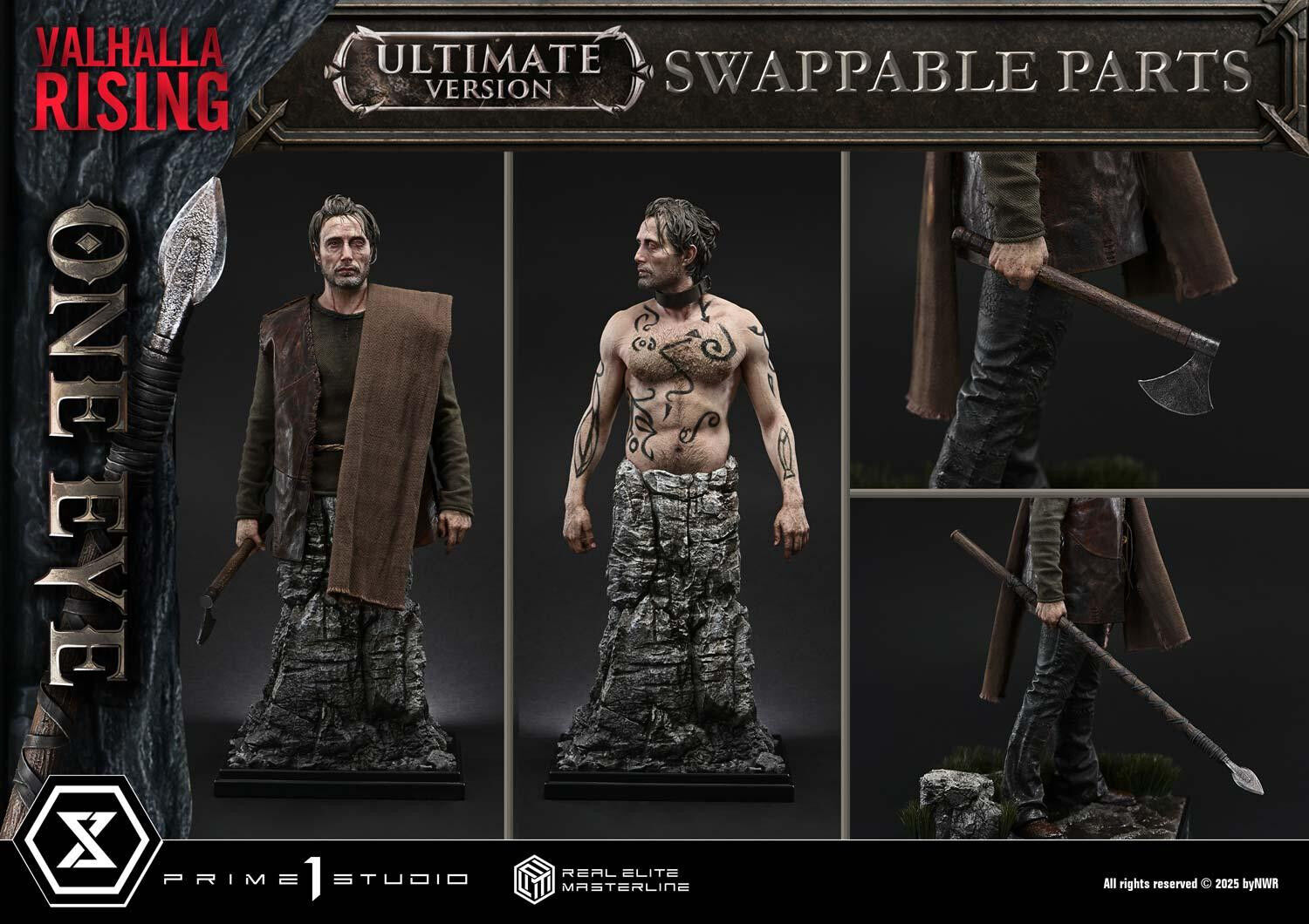 Valhalla Rising - One-Eye - Real Elite Masterline  (REMVR-01UT) - 1/4 - Ultimate Version (Prime 1 Studio) photo 51