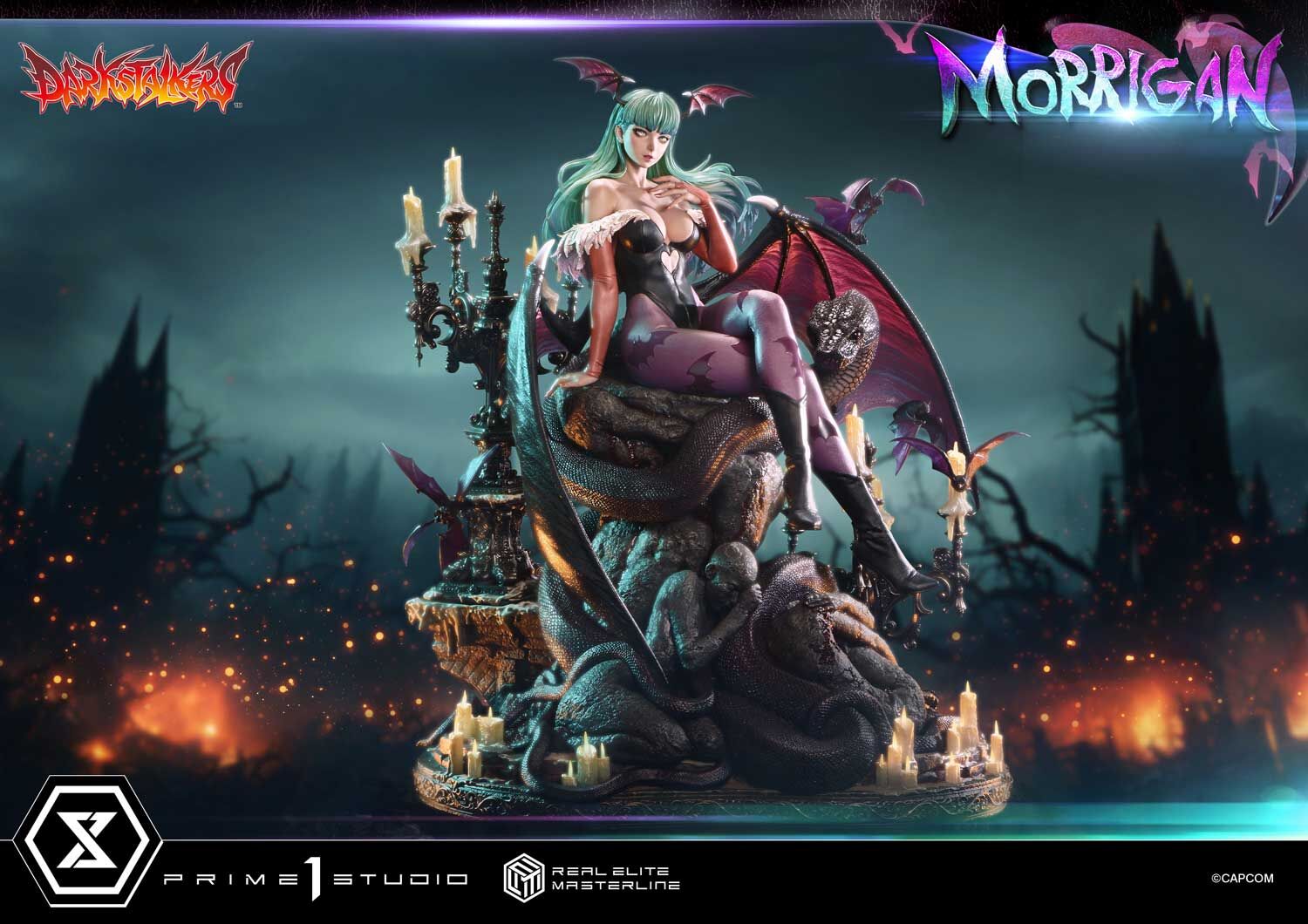 Vampire: The Night Warriors - Morrigan Aensland - Real Elite Masterline (REMDKS-01) - 1/4 (Prime 1 Studio) photo 16