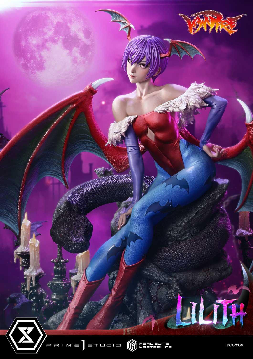 Vampire: The Night Warriors - Lilith Aensland - Real Elite Masterline (REMDKS-02) - 1/4 (Prime 1 Studio) photo 6