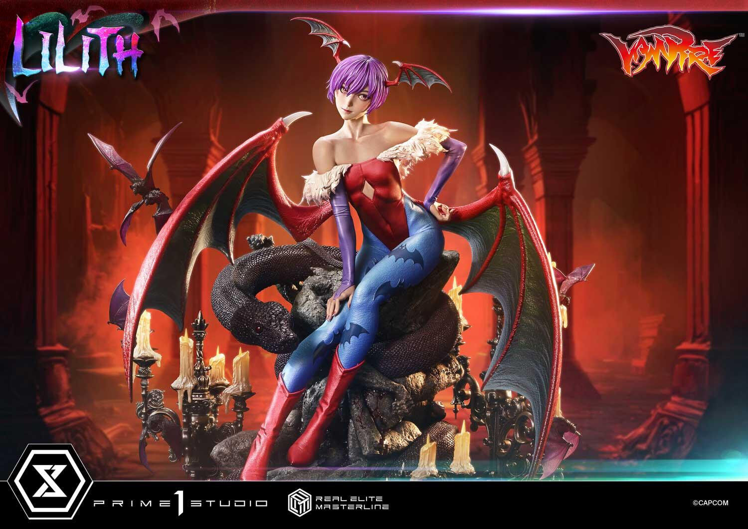 Vampire: The Night Warriors - Lilith Aensland - Real Elite Masterline (REMDKS-02) - 1/4 (Prime 1 Studio) photo 25