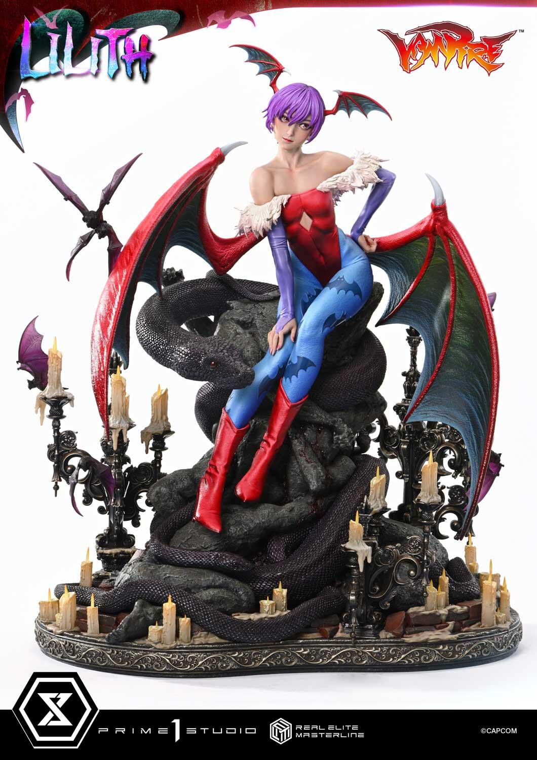Vampire: The Night Warriors - Lilith Aensland - Real Elite Masterline (REMDKS-02) - 1/4 (Prime 1 Studio) photo 33