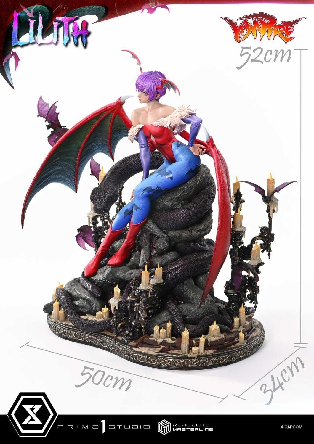 Vampire: The Night Warriors - Lilith Aensland - Real Elite Masterline (REMDKS-02) - 1/4 (Prime 1 Studio) photo 43