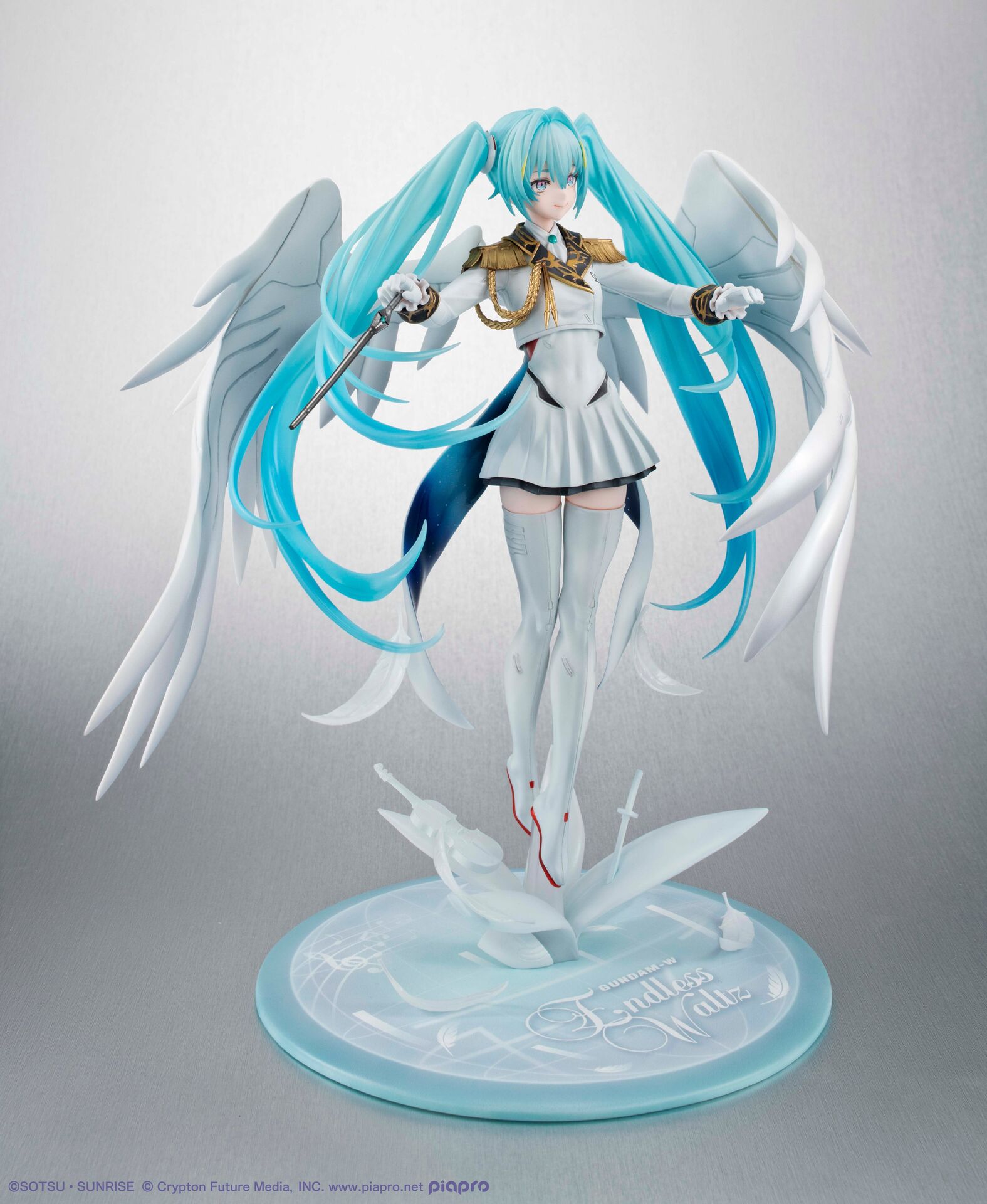 Piapro Characters - Shin Kidou Senki Gundam Wing Endless Waltz - Hatsune Miku - Gundam x Miku Anniversary Special Project - Lucrea - 1/7 - Wing Gundam Zero EW (MegaHouse) photo 3