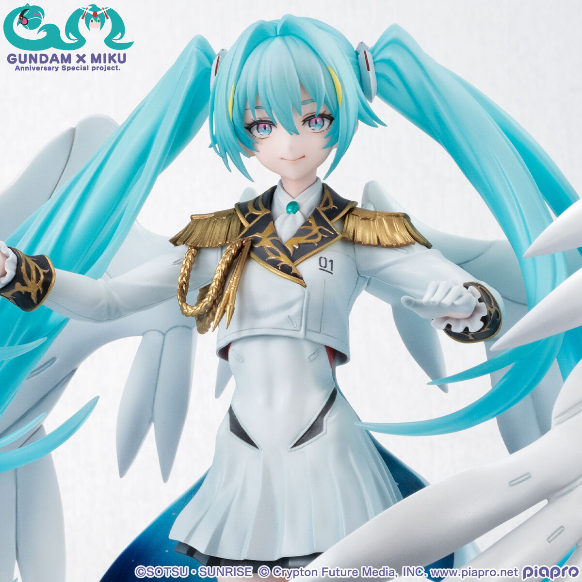 Piapro Characters - Shin Kidou Senki Gundam Wing Endless Waltz - Hatsune Miku - Gundam x Miku Anniversary Special Project - Lucrea - 1/7 - Wing Gundam Zero EW (MegaHouse) photo 4