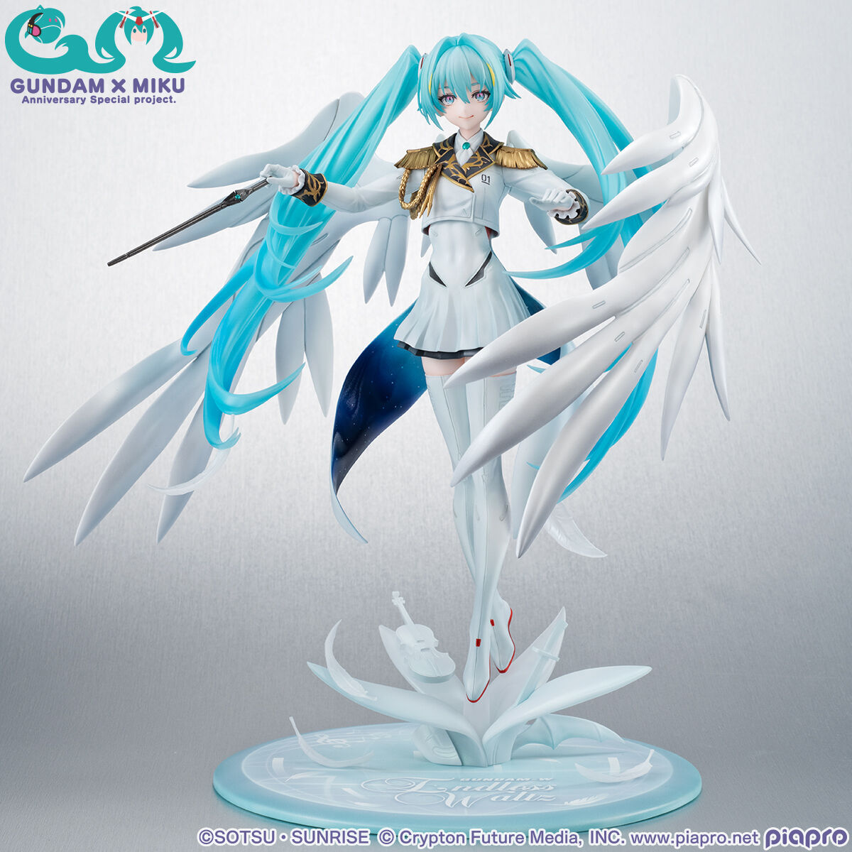 Piapro Characters - Shin Kidou Senki Gundam Wing Endless Waltz - Hatsune Miku - Gundam x Miku Anniversary Special Project - Lucrea - 1/7 - Wing Gundam Zero EW (MegaHouse) photo 5