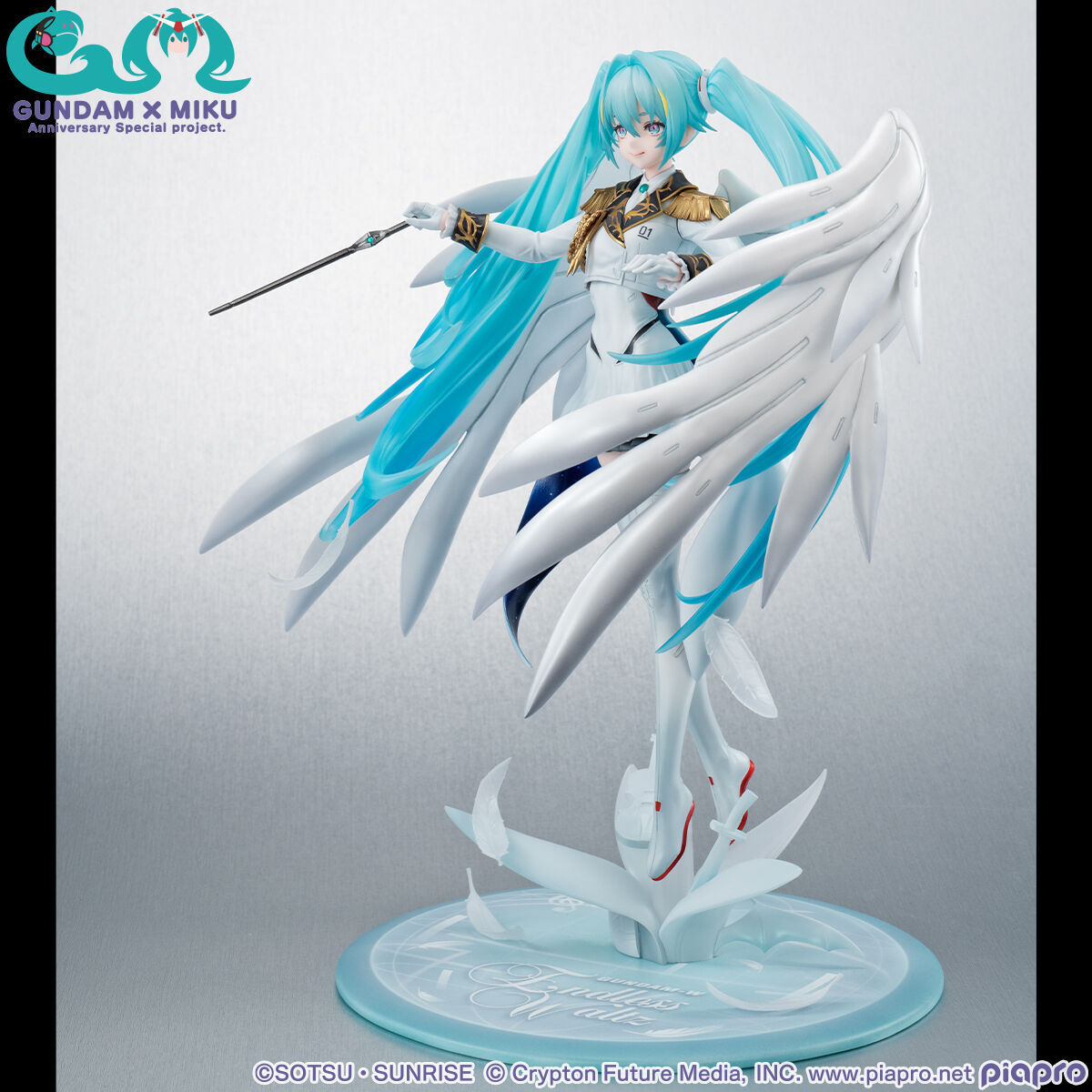 Piapro Characters - Shin Kidou Senki Gundam Wing Endless Waltz - Hatsune Miku - Gundam x Miku Anniversary Special Project - Lucrea - 1/7 - Wing Gundam Zero EW (MegaHouse) photo 6
