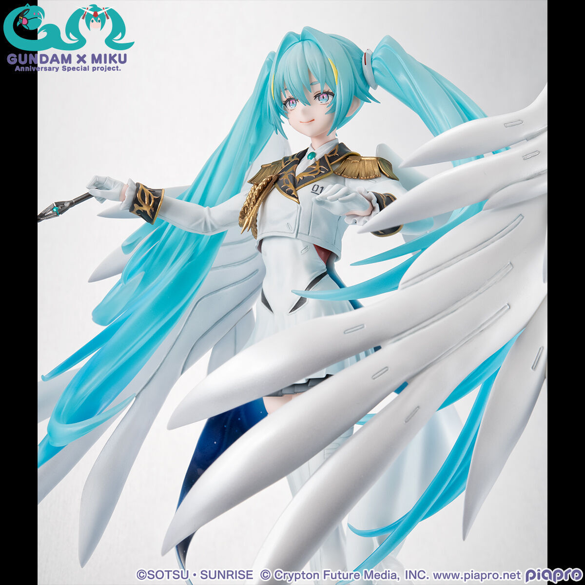 Piapro Characters - Shin Kidou Senki Gundam Wing Endless Waltz - Hatsune Miku - Gundam x Miku Anniversary Special Project - Lucrea - 1/7 - Wing Gundam Zero EW (MegaHouse) photo 10