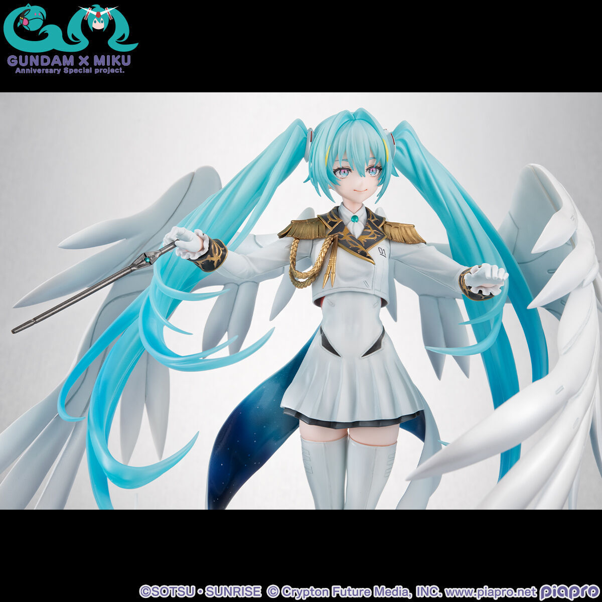 Piapro Characters - Shin Kidou Senki Gundam Wing Endless Waltz - Hatsune Miku - Gundam x Miku Anniversary Special Project - Lucrea - 1/7 - Wing Gundam Zero EW (MegaHouse) photo 11