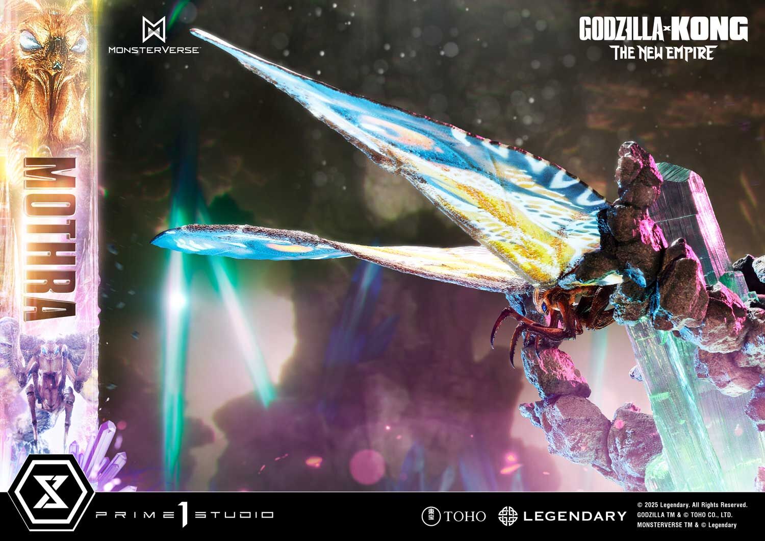 Godzilla x Kong: The New Empire - Mothra - Ultimate Diorama Masterline (UDMGXK-03) (Prime 1 Studio) photo 9