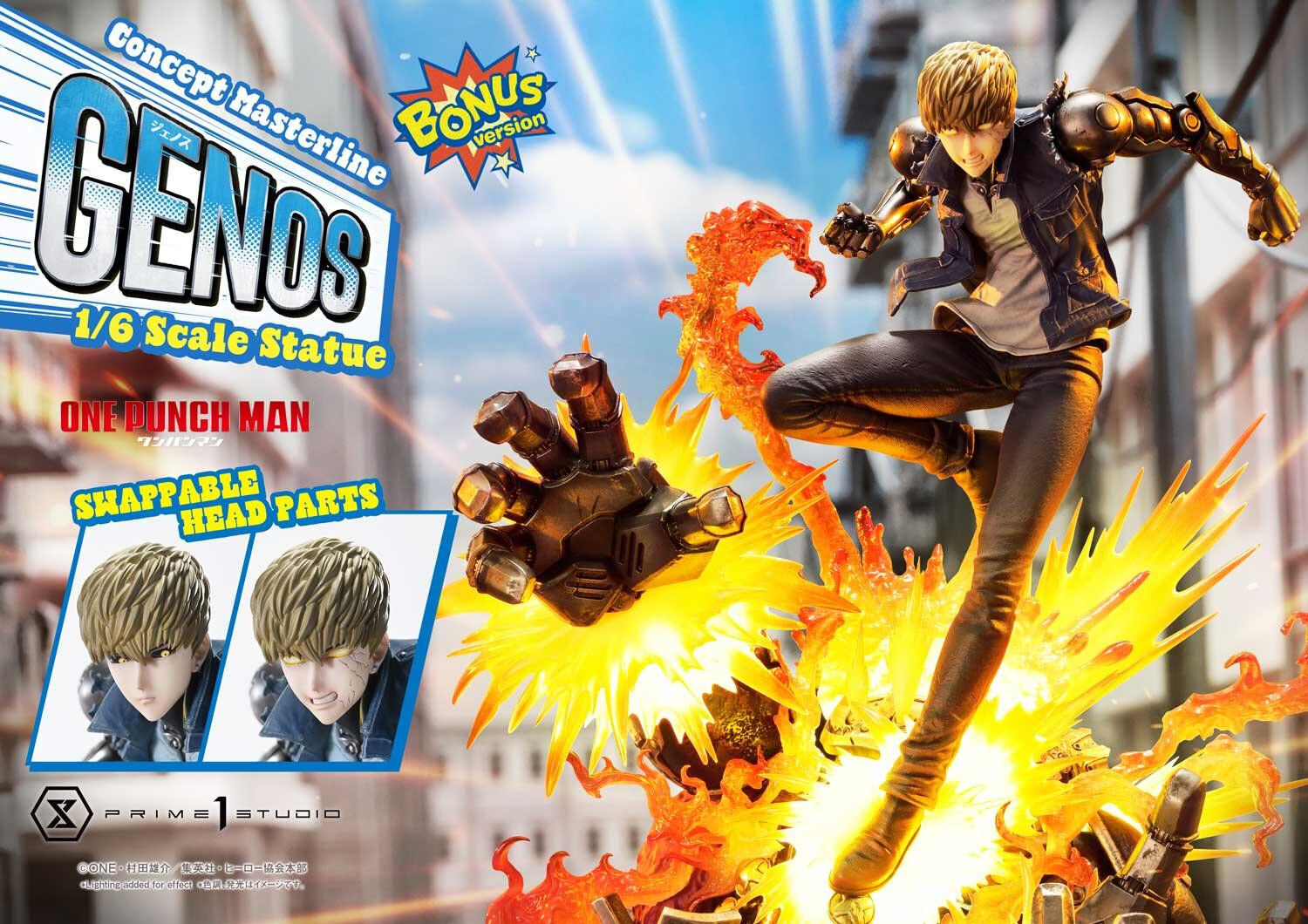 One Punch Man - G4 - Genos - Concept Masterline  (CMOPM-01S) - 1/6 - Bonus Version (Prime 1 Studio) photo 14
