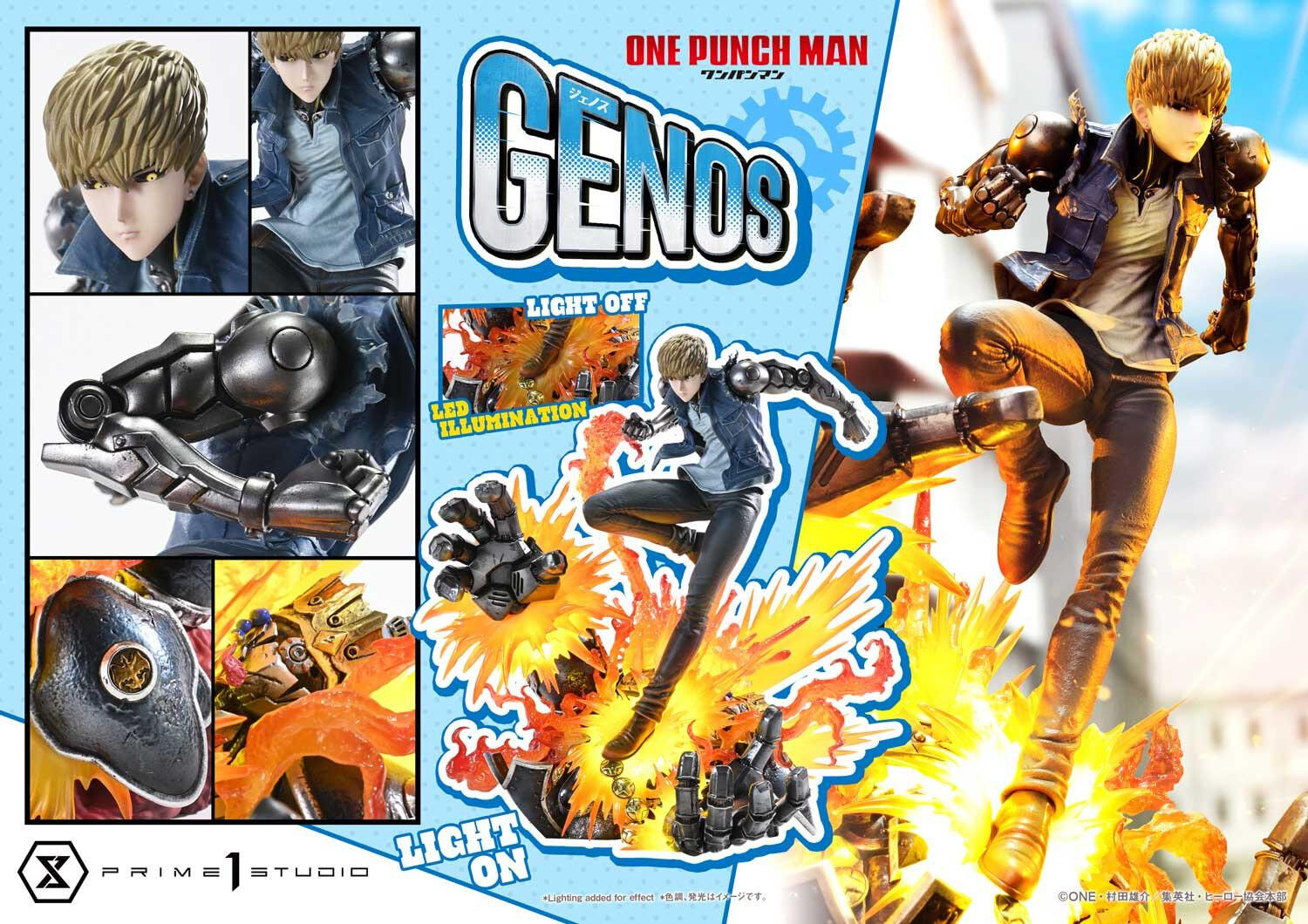 One Punch Man - G4 - Genos - Concept Masterline  (CMOPM-01S) - 1/6 - Bonus Version (Prime 1 Studio) photo 48
