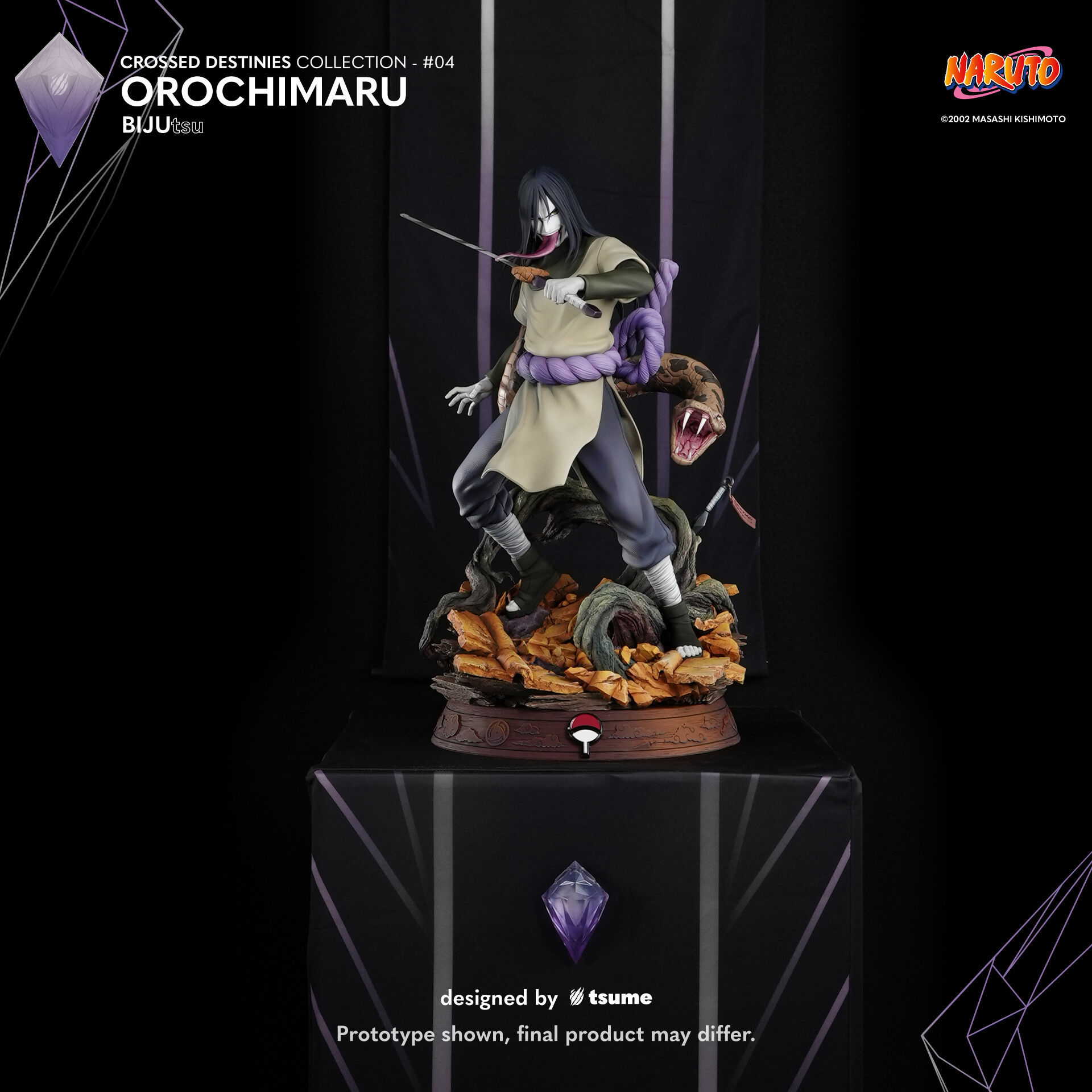 Naruto - Orochimaru - Bijutsu - Crossed Destinies Collection (#04) - 1/4 (Tsume) photo 6