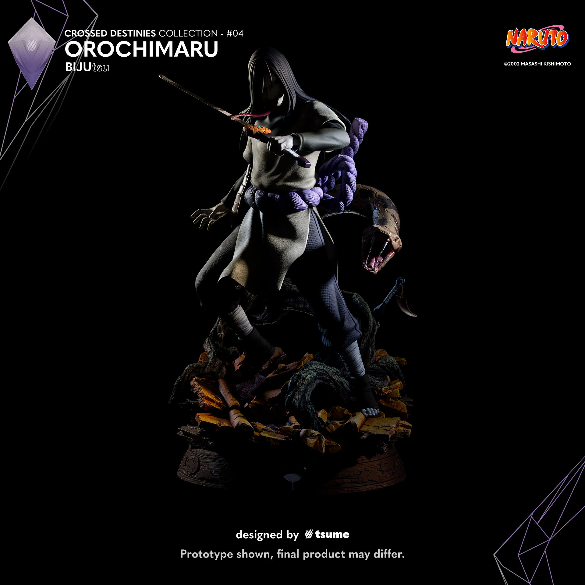 Naruto - Orochimaru - Bijutsu - Crossed Destinies Collection (#04) - 1/4 (Tsume) photo 7