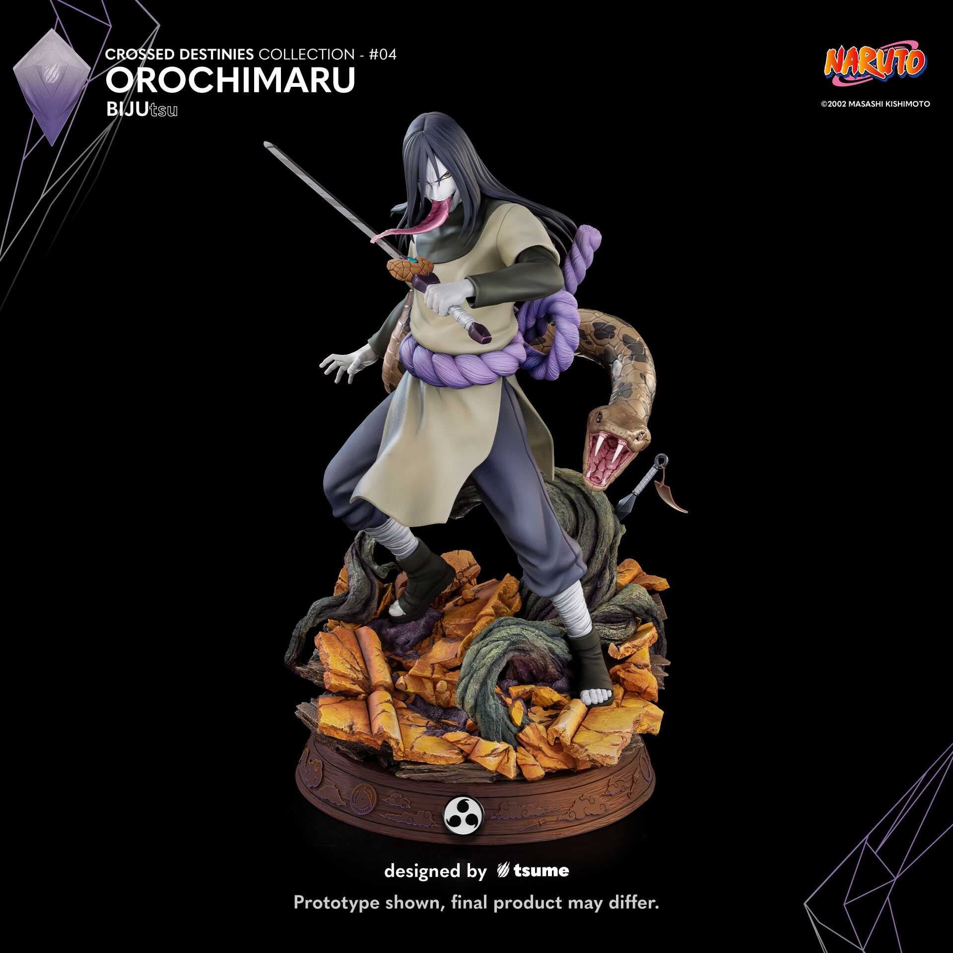 Naruto - Orochimaru - Bijutsu - Crossed Destinies Collection (#04) - 1/4 (Tsume) photo 10