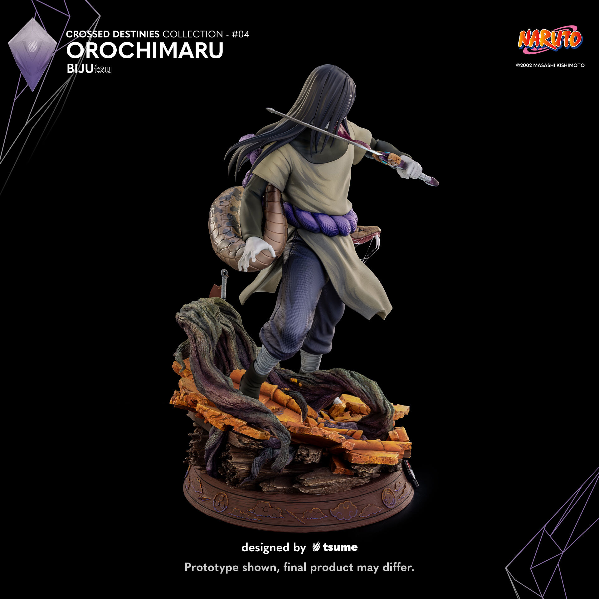 Naruto - Orochimaru - Bijutsu - Crossed Destinies Collection (#04) - 1/4 (Tsume) photo 12