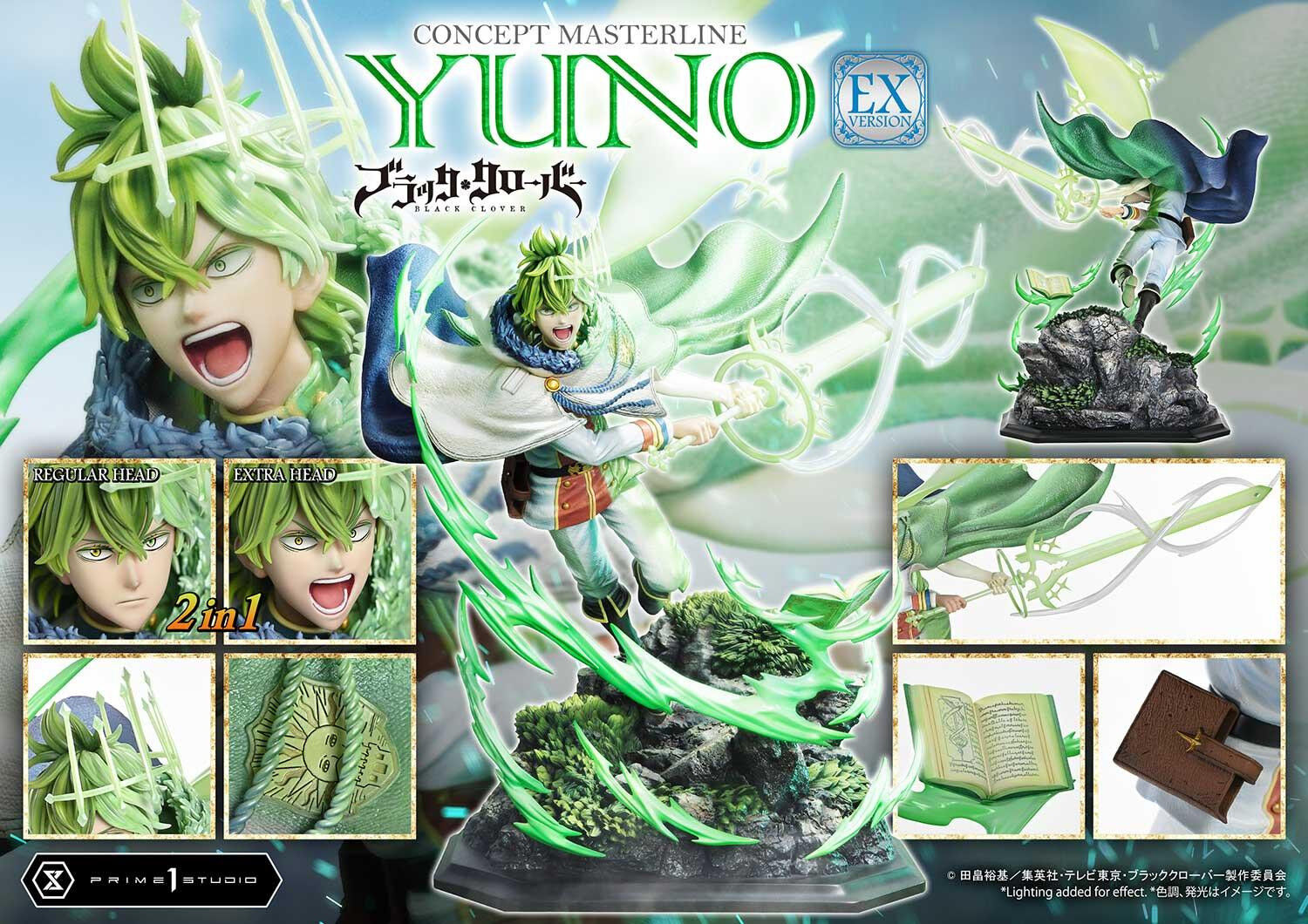 Black Clover - Yuno - Concept Masterline (CMBC-02EX) - 1/6 - EX Version (Prime 1 Studio) photo 27