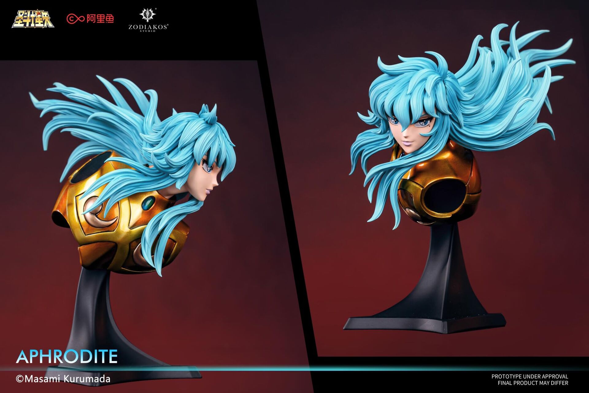 Saint Seiya - Pisces Aphrodite - 1/6 - Red Rose/Black Rose Alternative Version (Zodiakos Studio) photo 2