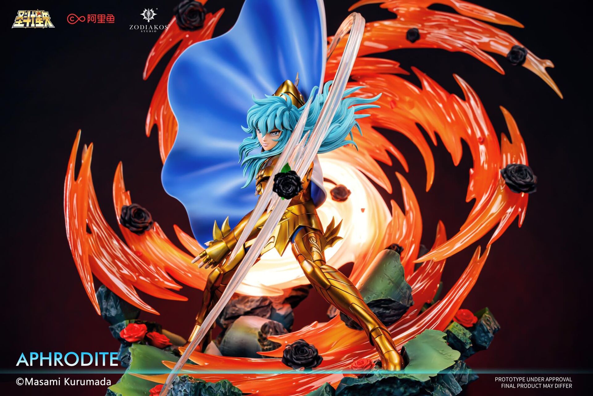 Saint Seiya - Pisces Aphrodite - 1/6 - Red Rose/Black Rose Alternative Version (Zodiakos Studio) photo 4