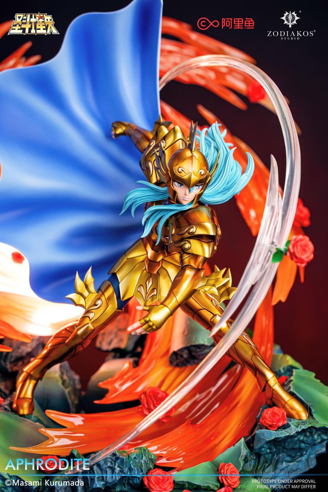 Saint Seiya - Pisces Aphrodite - 1/6 - Red Rose/Black Rose Alternative Version (Zodiakos Studio) photo 8