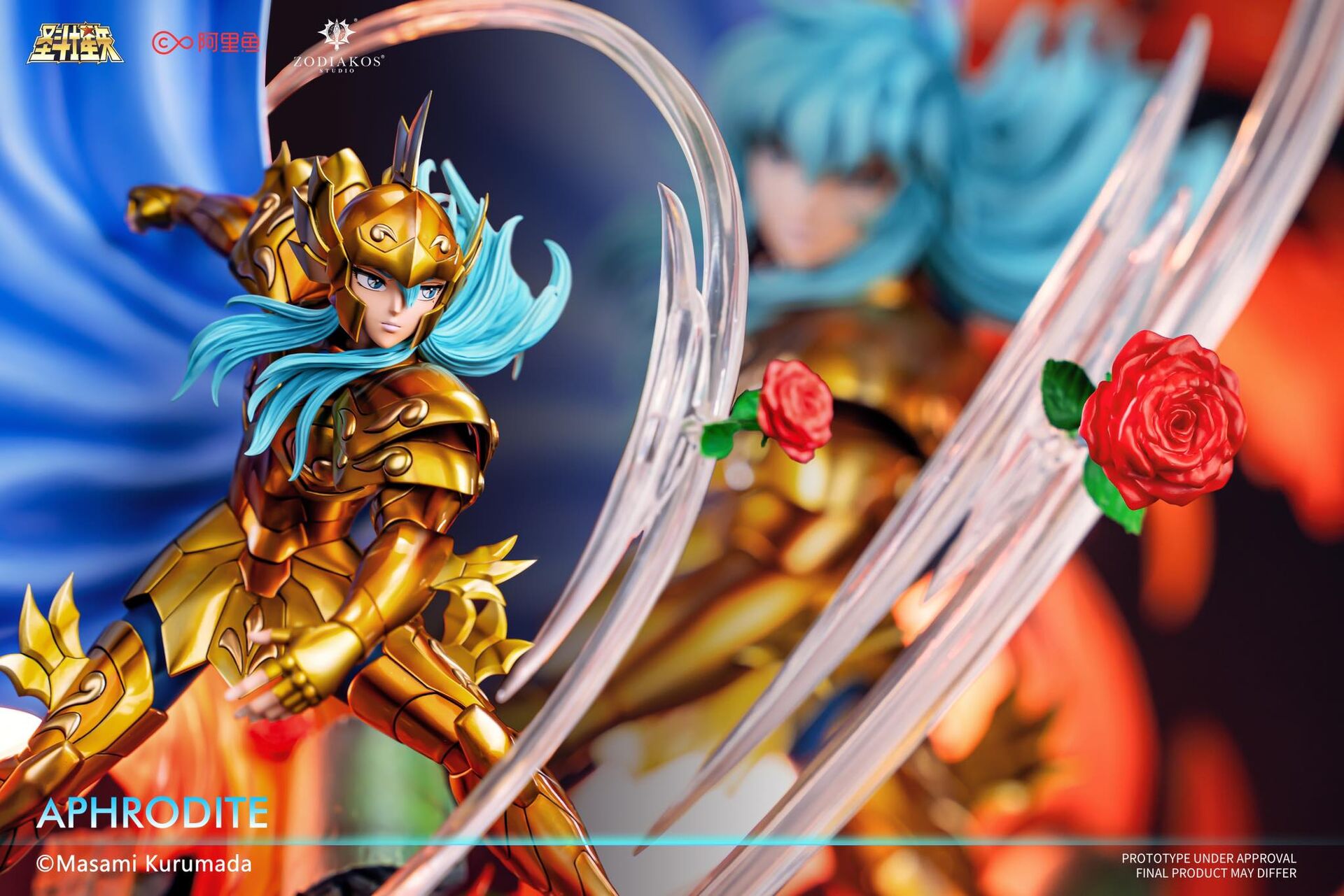 Saint Seiya - Pisces Aphrodite - 1/6 - Red Rose/Black Rose Alternative Version (Zodiakos Studio) photo 13