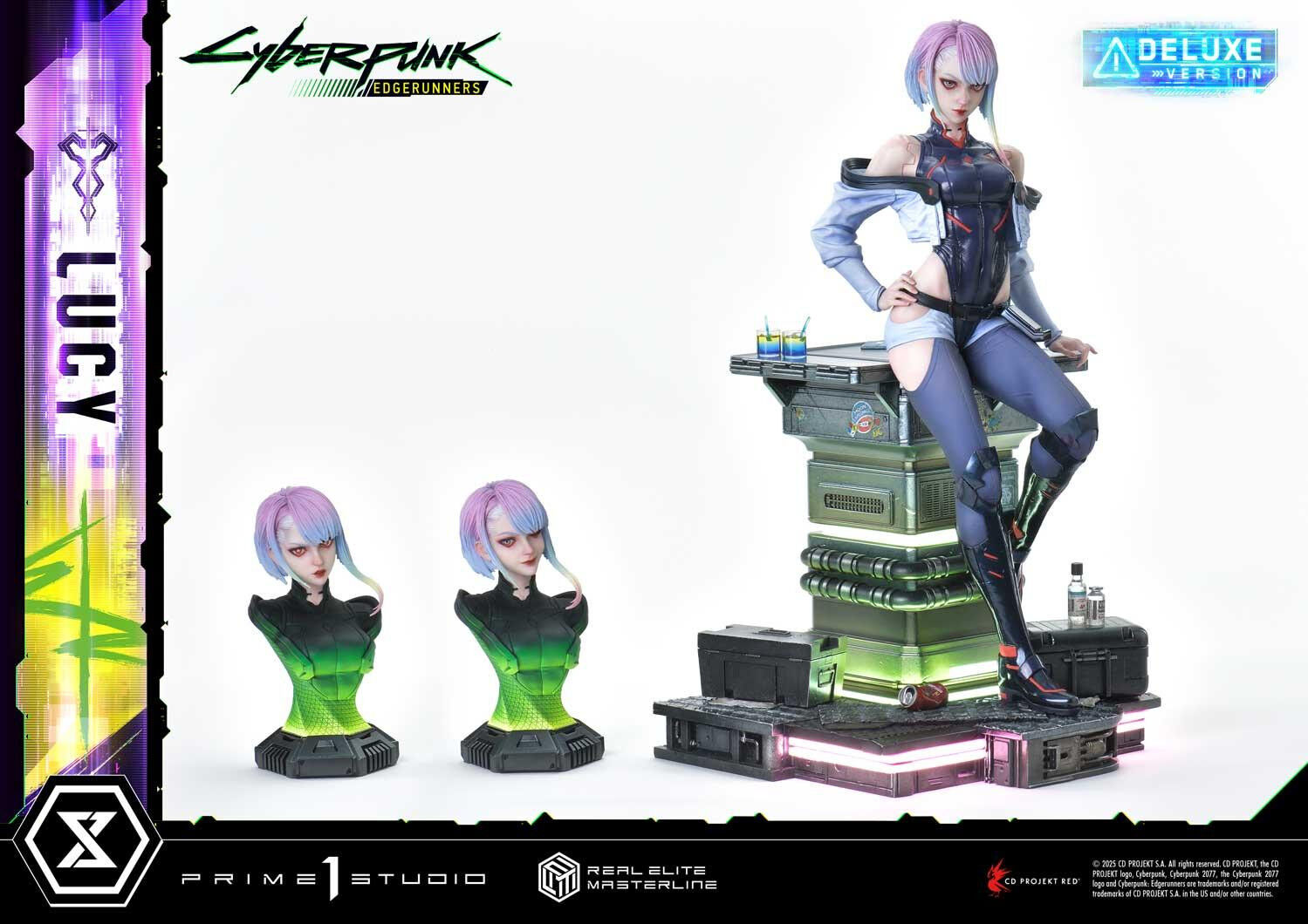 Cyberpunk: Edgerunners - Lucy - Real Elite Masterline  (REMCP-01DX) - 1/4 - DX Version (Prime 1 Studio) photo 30