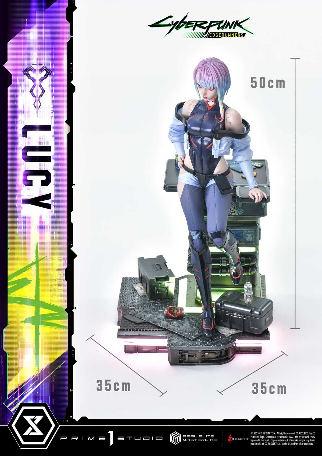 Cyberpunk: Edgerunners - Lucy - Real Elite Masterline  (REMCP-01DX) - 1/4 - DX Version (Prime 1 Studio) photo 47