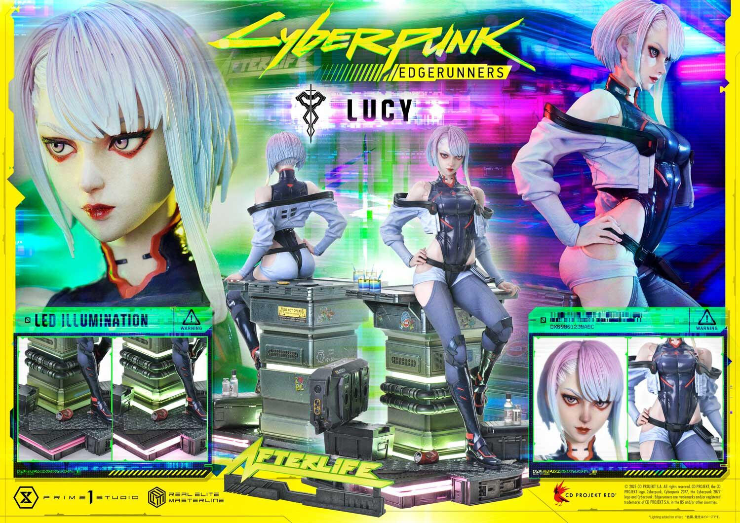 Cyberpunk: Edgerunners - Lucy - Real Elite Masterline  (REMCP-01DX) - 1/4 - DX Version (Prime 1 Studio) photo 77