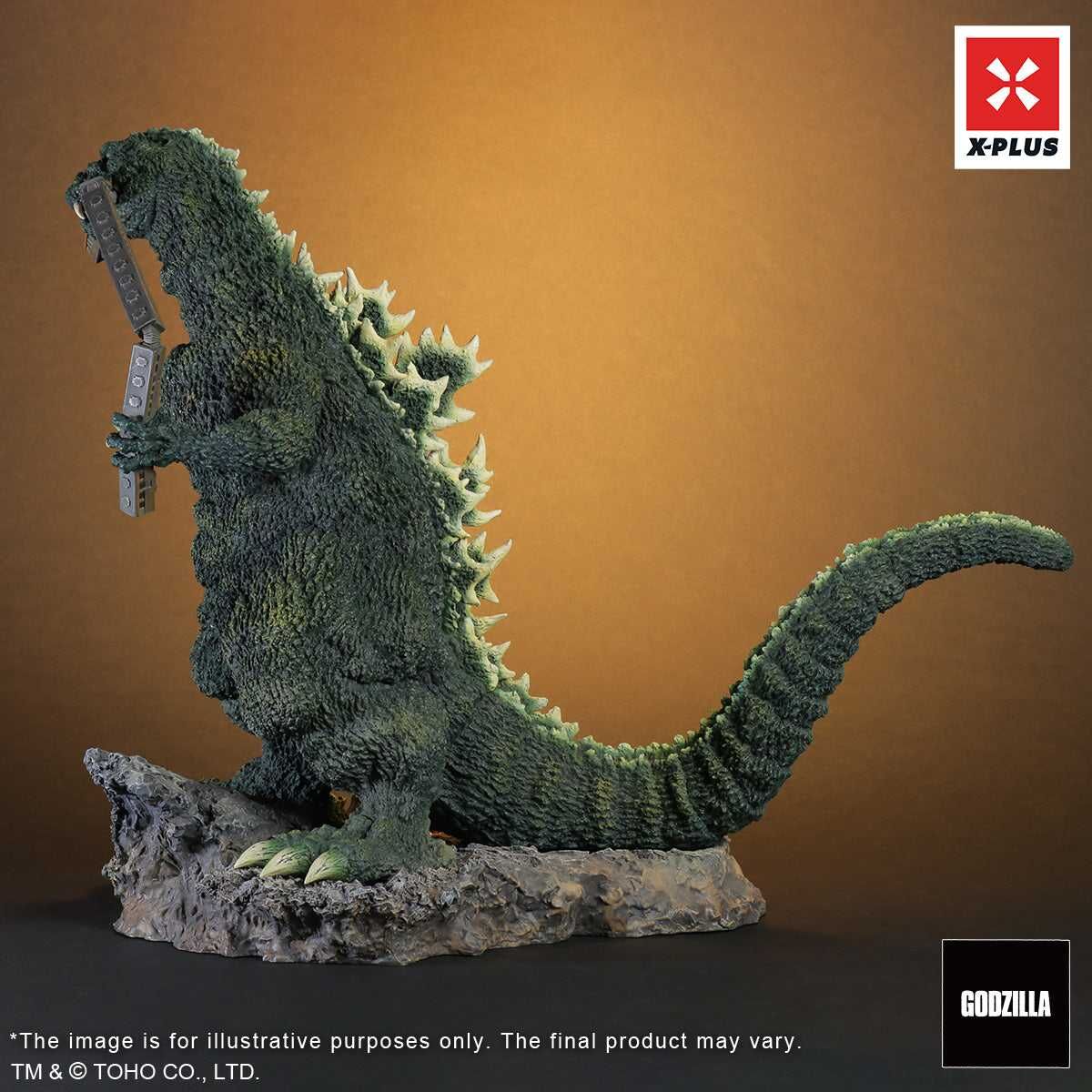 Gojira - Toho 30cm Series - Godzilla (1954) - (Train Biter) Lobby Card Color Ver. (Plex, X-Plus) photo 4