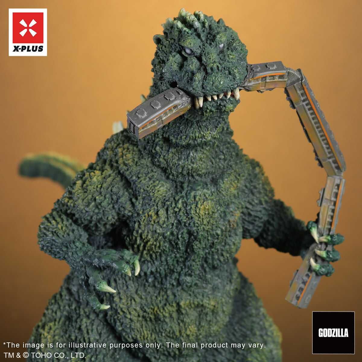 Gojira - Toho 30cm Series - Godzilla (1954) - (Train Biter) Lobby Card Color Ver. (Plex, X-Plus) photo 7