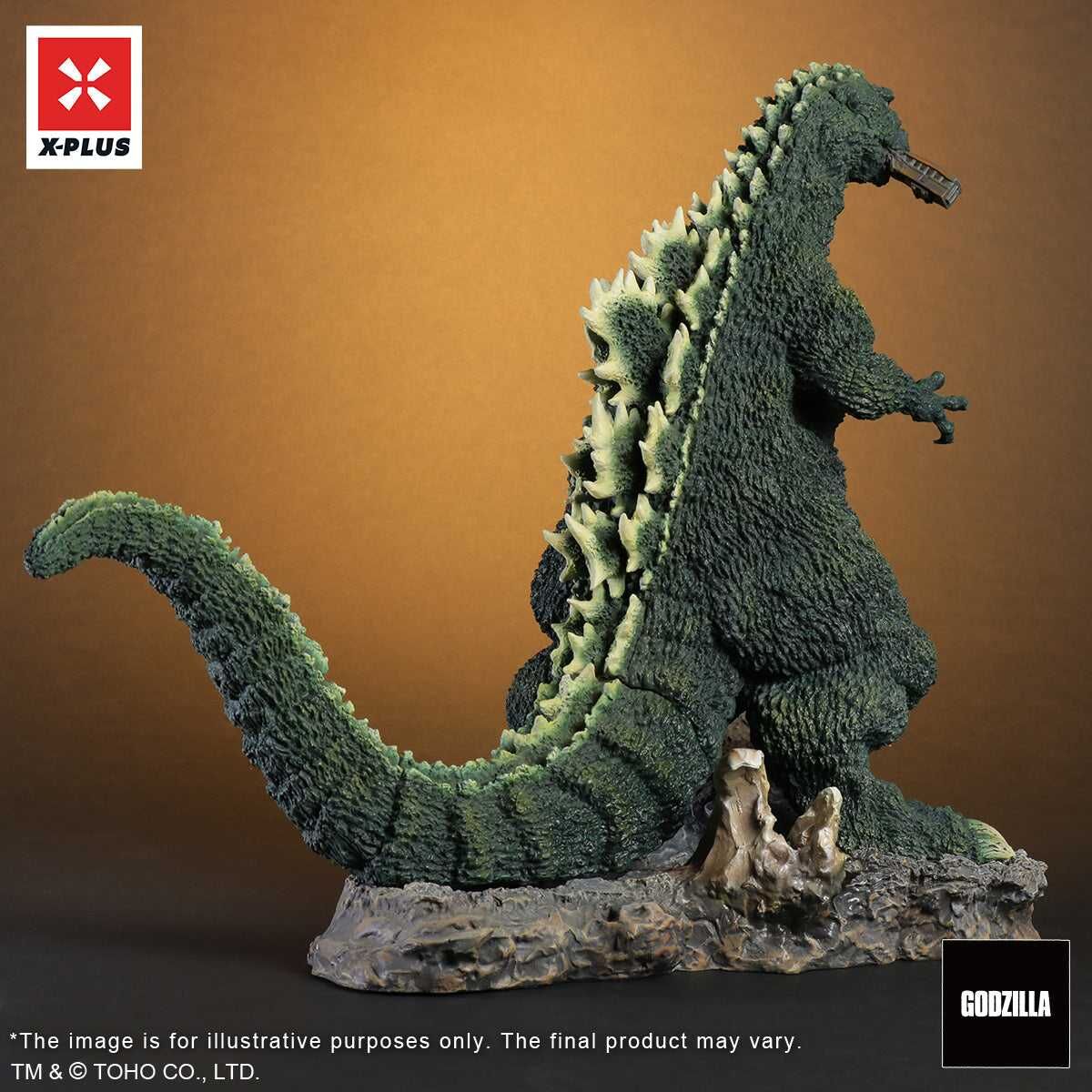 Gojira - Toho 30cm Series - Godzilla (1954) - (Train Biter) Lobby Card Color Ver. (Plex, X-Plus) photo 8