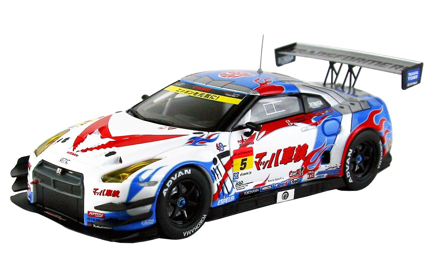 Transformers - Itasha - MACH SYAKEN with Transformers 30th SUPER GT300 2014 No.5 - 1/43 - NISSAN GT-R NISMO GT3 (Ebbro) photo 3