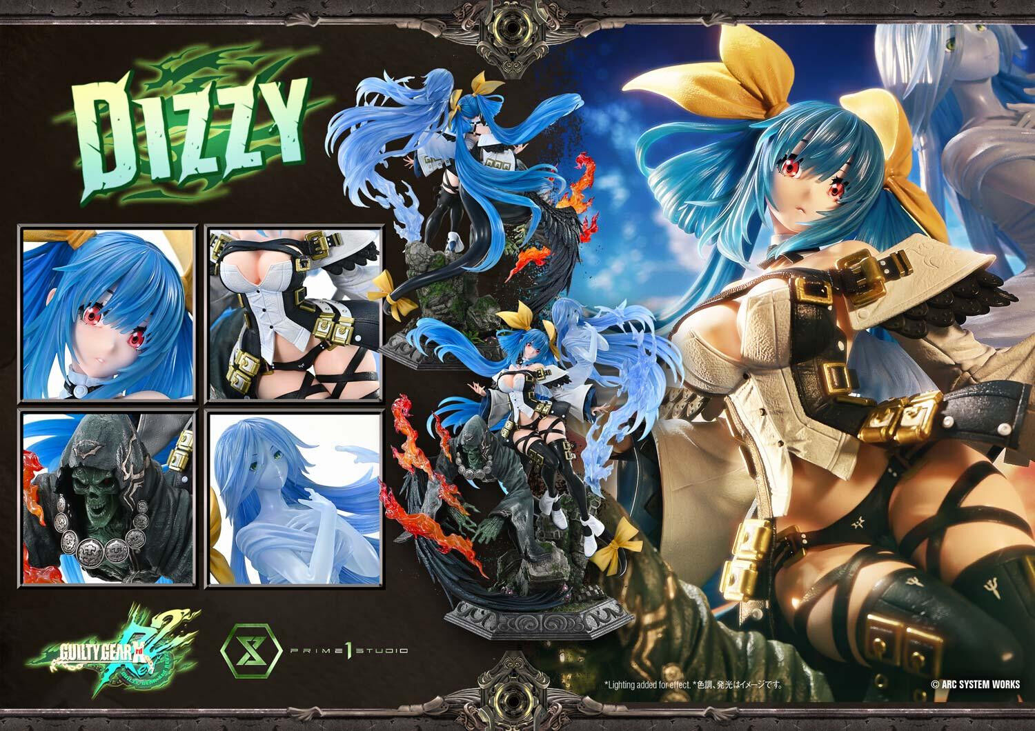 Guilty Gear Xrd Rev 2 - Dizzy - Necro - Undine - Ultimate Premium Masterline (UPMGG-01S) - 1/4 - Bonus Version (Prime 1 Studio) photo 23