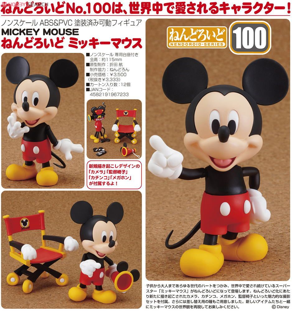 Disney - Mickey Mouse - Nendoroid  (#100) (Good Smile Company) photo 23