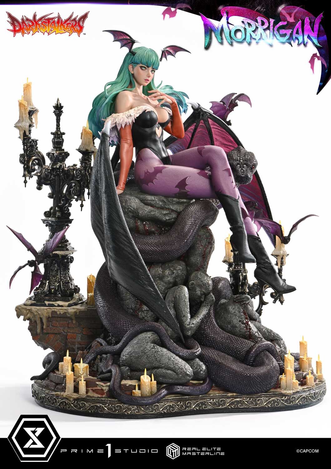 Vampire: The Night Warriors - Morrigan Aensland - Real Elite Masterline (REMDKS-01S) - 1/4 - Bonus Version (Prime 1 Studio) photo 7