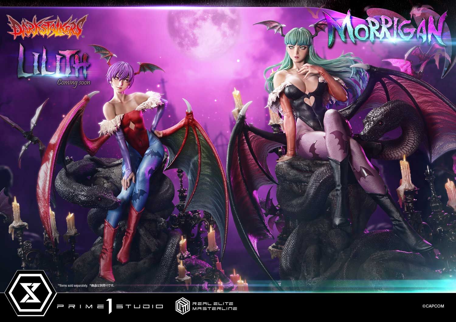 Vampire: The Night Warriors - Morrigan Aensland - Real Elite Masterline (REMDKS-01S) - 1/4 - Bonus Version (Prime 1 Studio) photo 20