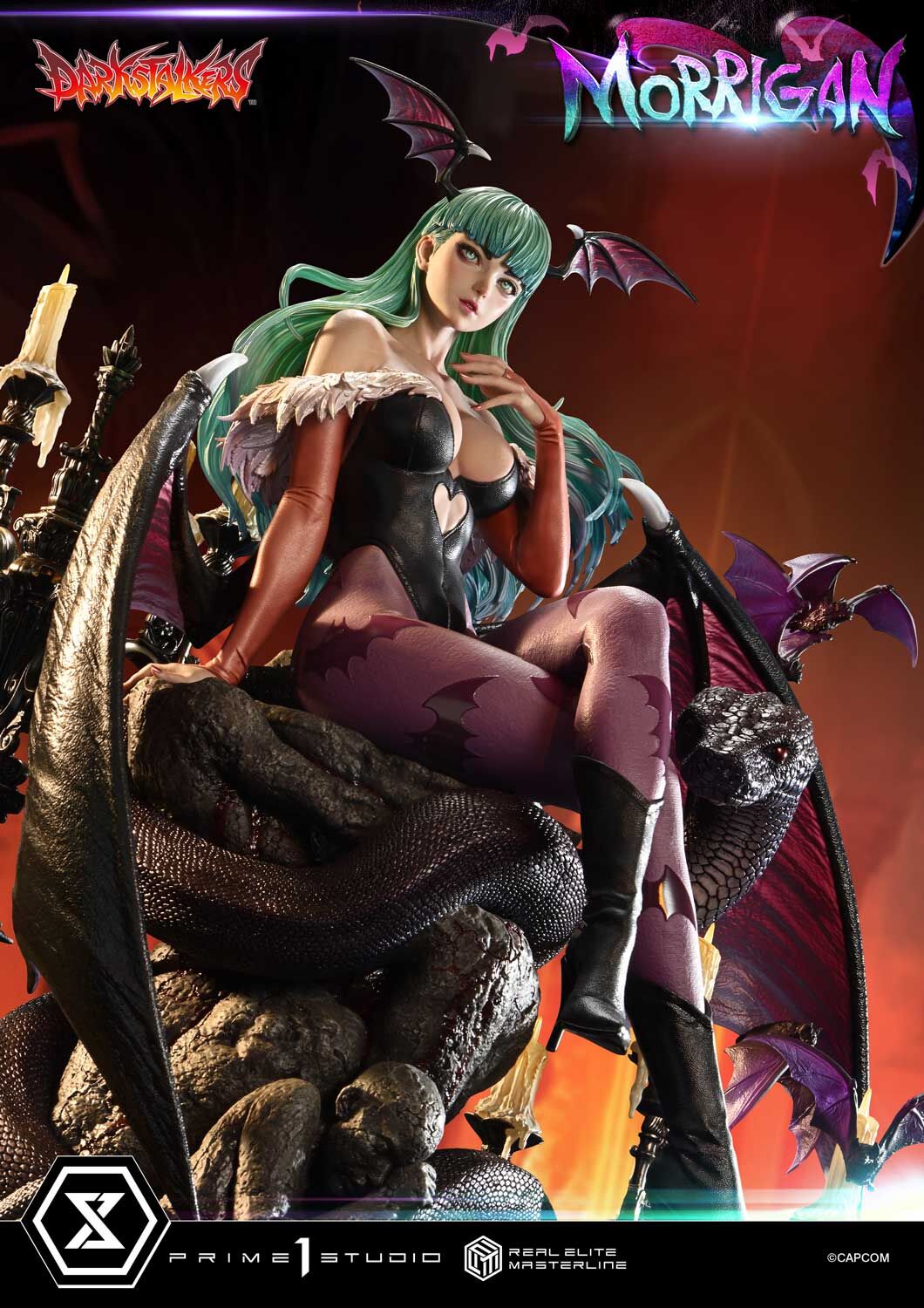 Vampire: The Night Warriors - Morrigan Aensland - Real Elite Masterline (REMDKS-01S) - 1/4 - Bonus Version (Prime 1 Studio) photo 27