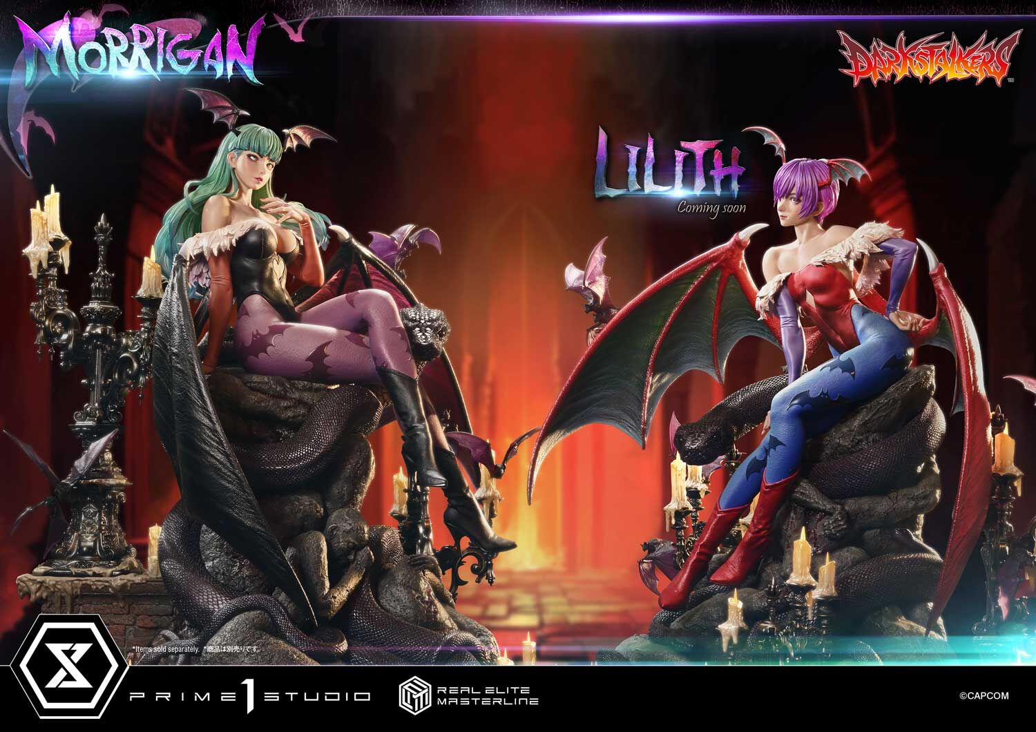 Vampire: The Night Warriors - Morrigan Aensland - Real Elite Masterline (REMDKS-01S) - 1/4 - Bonus Version (Prime 1 Studio) photo 37